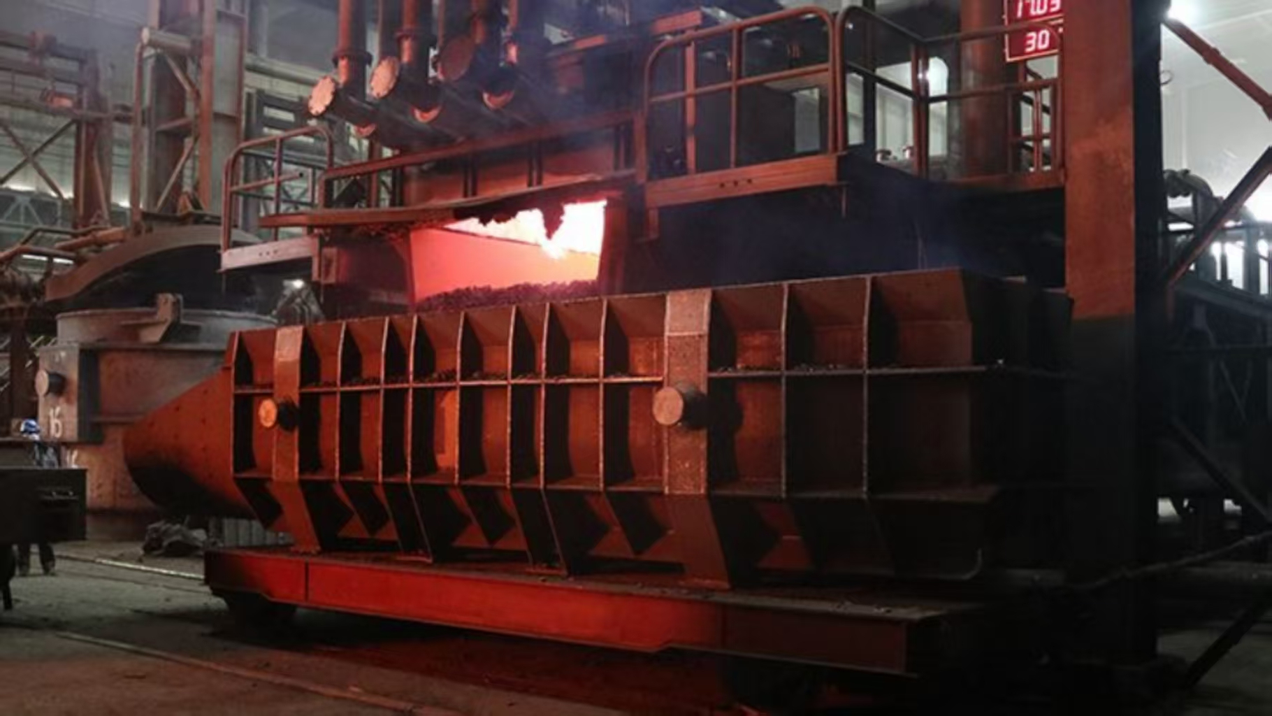 连续废钢预热输送设备