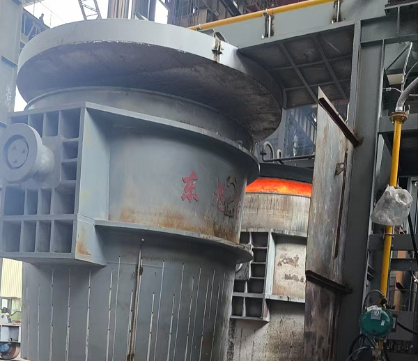 广东110吨全氧烤包器调试成功投入使用