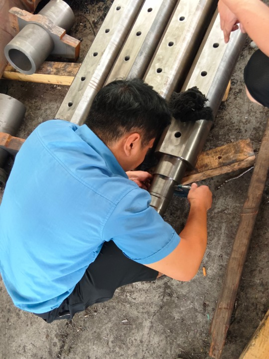 振动器偏心轴加工检验